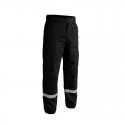 Pantalon noir Bande rétro