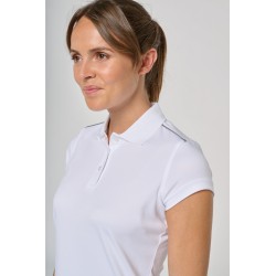 POLO MANCHES COURTES PROACT FEMME