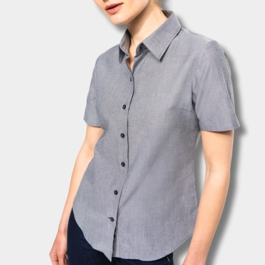Chemise femme K534 Oxford – Élégance corporate & entretien facile | Arc Distribution