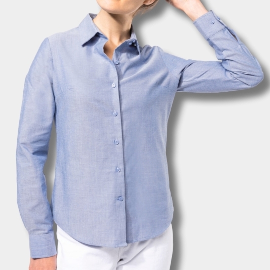 Chemise femme K534 Oxford – Élégance corporate & entretien facile | Arc Distribution
