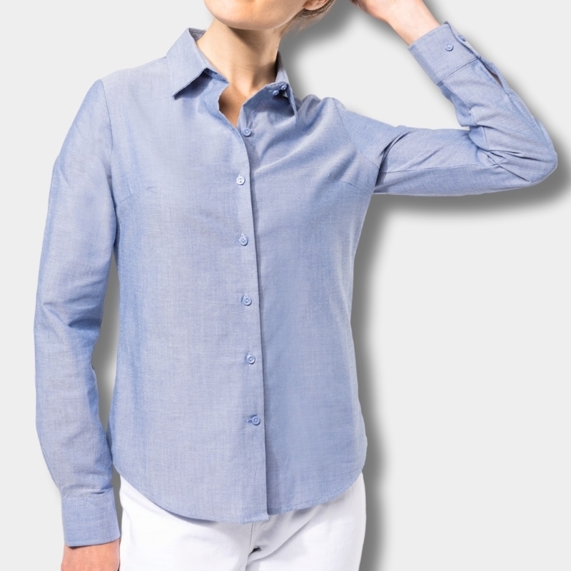 Chemise femme K534 Oxford – Élégance corporate & entretien facile | Arc Distribution