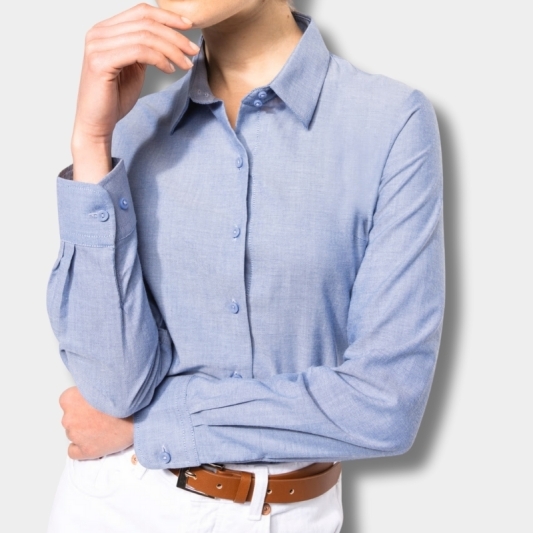 Chemise femme K534 Oxford – Élégance corporate & entretien facile | Arc Distribution