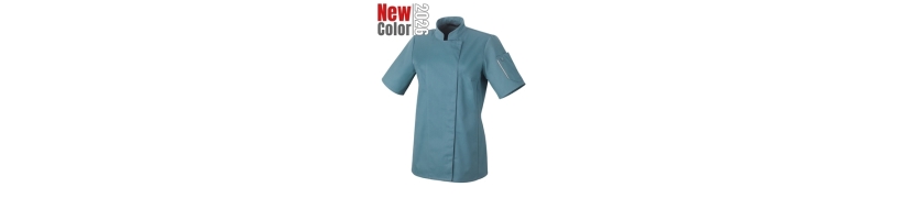 Veste de cuisine couope femme UNERA qualité professionnelle, confort, liberté de mouvement, résistante