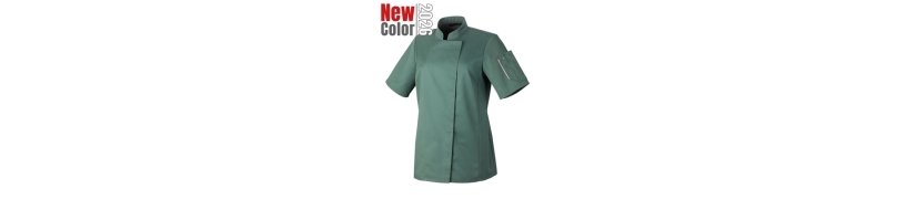 Veste de cuisine couope femme UNERA qualité professionnelle, confort, liberté de mouvement, résistante