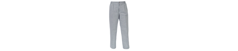 Pantalon de cuisine OURAL professionnel hommes et femmes confort et résistant taille élastiquée