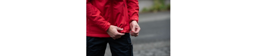 Softshell Homme SSIAP Sécurité Incendie veste technique professionnelle