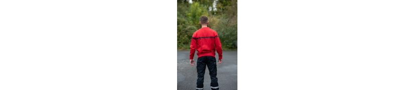 Sweat SSIAP Homme Sécurité Incendie sweat professionnel coton