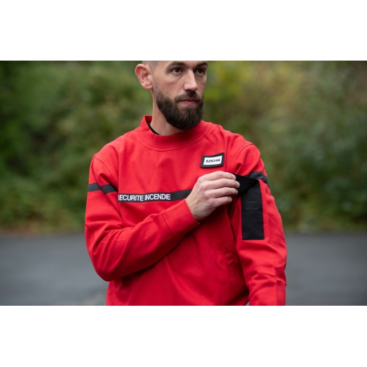 Sweat SSIAP Homme Sécurité Incendie sweat professionnel coton