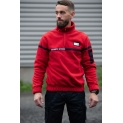Sweat polaire sécurité incendie SSIAP rouge marine Vêtement professionnel