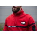 Sweat polaire sécurité incendie SSIAP rouge marine Vêtement professionnel