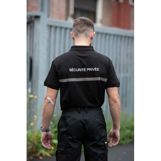 Polo Homme Sécurité Privée Manches Courtes ARC Distribution