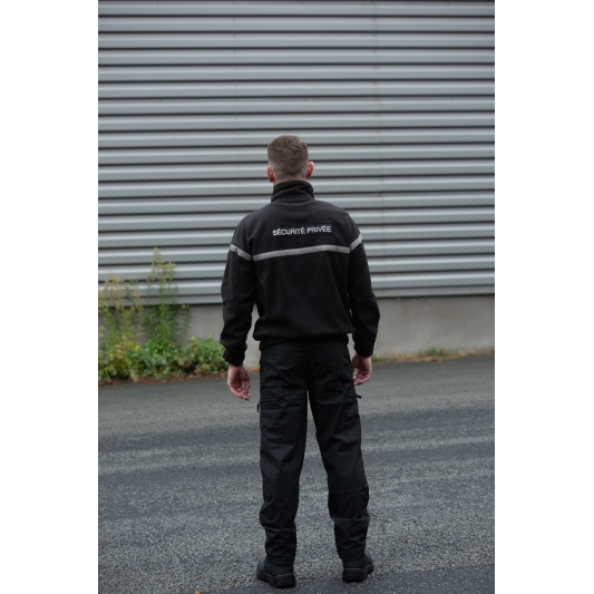 Sweat Polaire Sécurité Privée Noir ARC Distribution