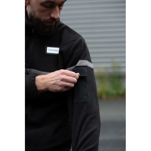 Sweat Polaire Sécurité Privée Noir ARC Distribution