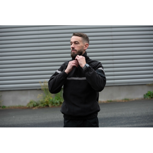 Sweat Polaire Sécurité Privée Noir ARC Distribution