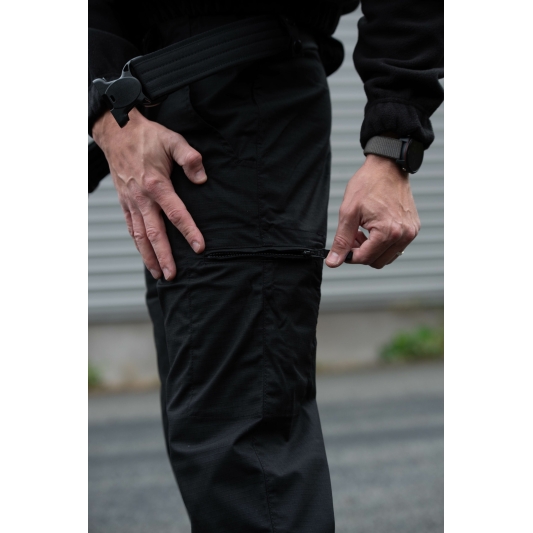 Pantalon Ripstop Sécurité Privée Intervention Noir ARC Distribution