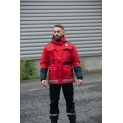 Parka Sécurité Privée Rouge Haute Visibilité ARC Distribution