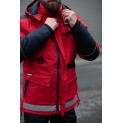 Parka Sécurité Privée Rouge Haute Visibilité ARC Distribution