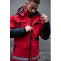 Parka Sécurité Privée Rouge Haute Visibilité ARC Distribution