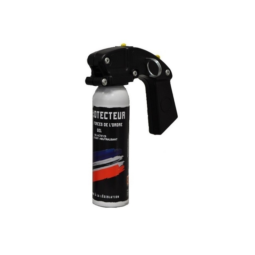 Aérosol Gel Lacrymogène CS 100 ml avec Poignée ARC Distribution
