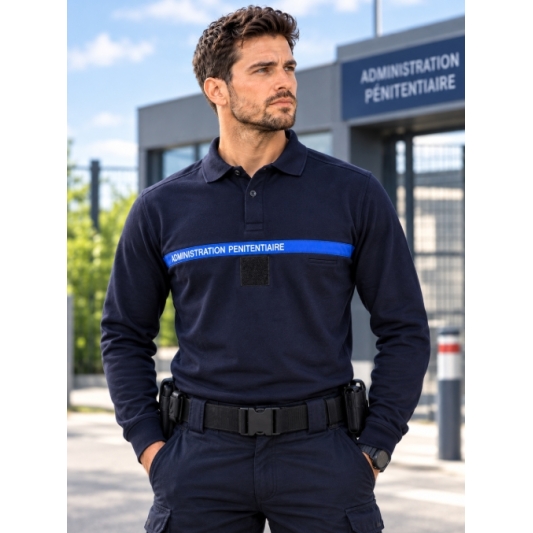 Polo manches longues Administration Pénitentiaire ARC Distribution