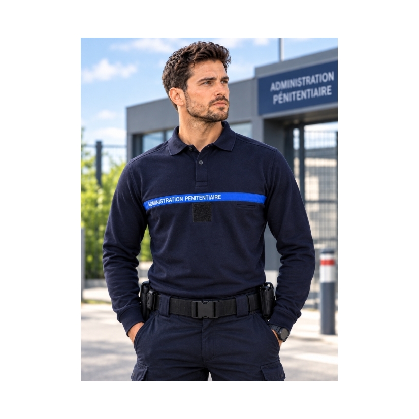 Polo manches longues Administration Pénitentiaire ARC Distribution