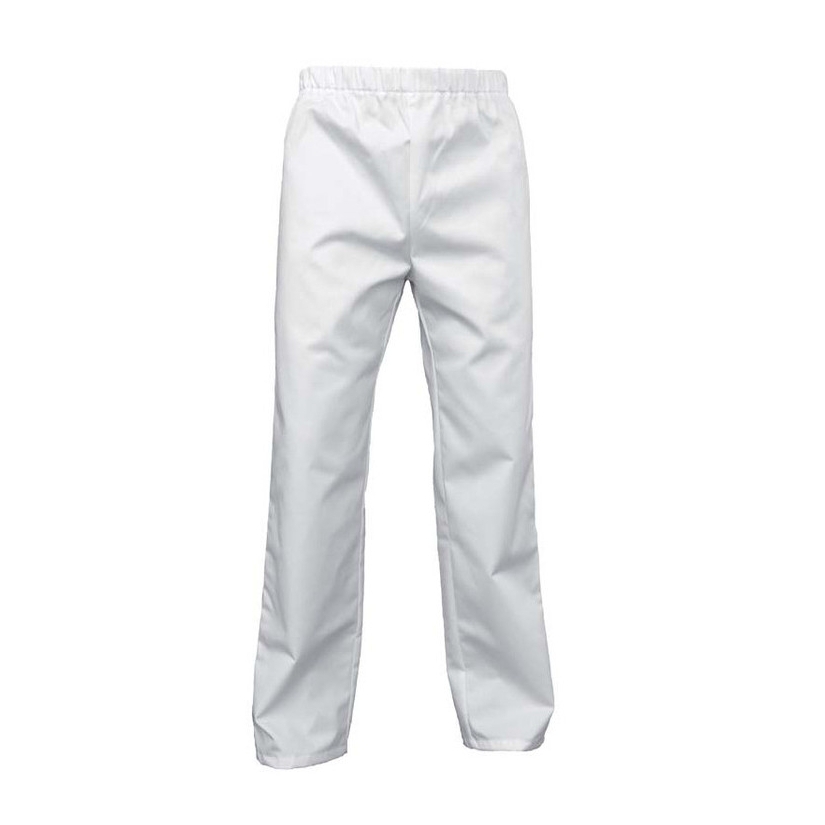 Pantalon professionnel blanc mixte polyester coton ARC Distribution