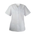 Blouse professionnelle blanche manches courtes ARC Distribution