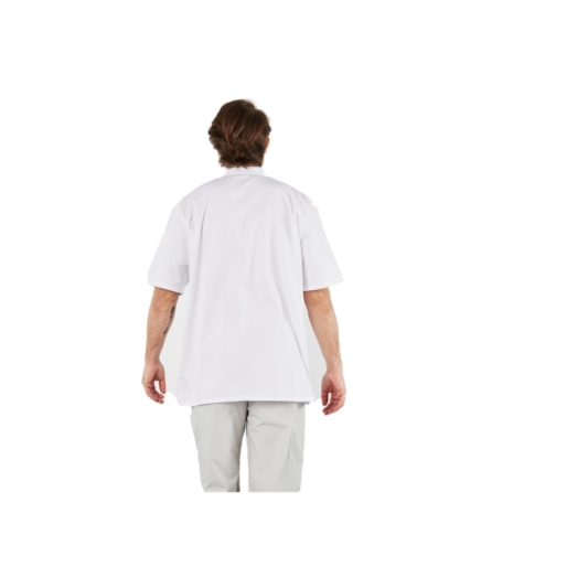 Tunique blanche homme col mao manches courtes Arc Distribution